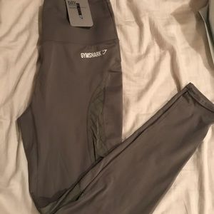 medium gymshark leggings grey